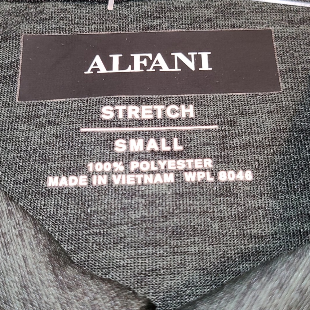 Alfani polo stretch green short-sleeve - Picture 2 of 16